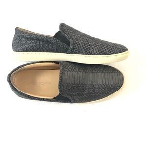 J/Slides Snakeskin Embossed Slip On Sneakers